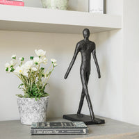 Aluminium Standing Statue 46cm