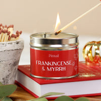Frankincense and Myrrh Classic Tin Candle 35hr Burn Time | Annie Mo's