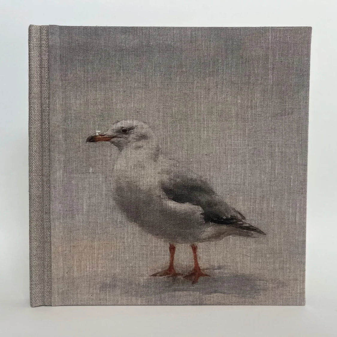 "Seagull" Handmade Linen Hardcover Notebook | Journal