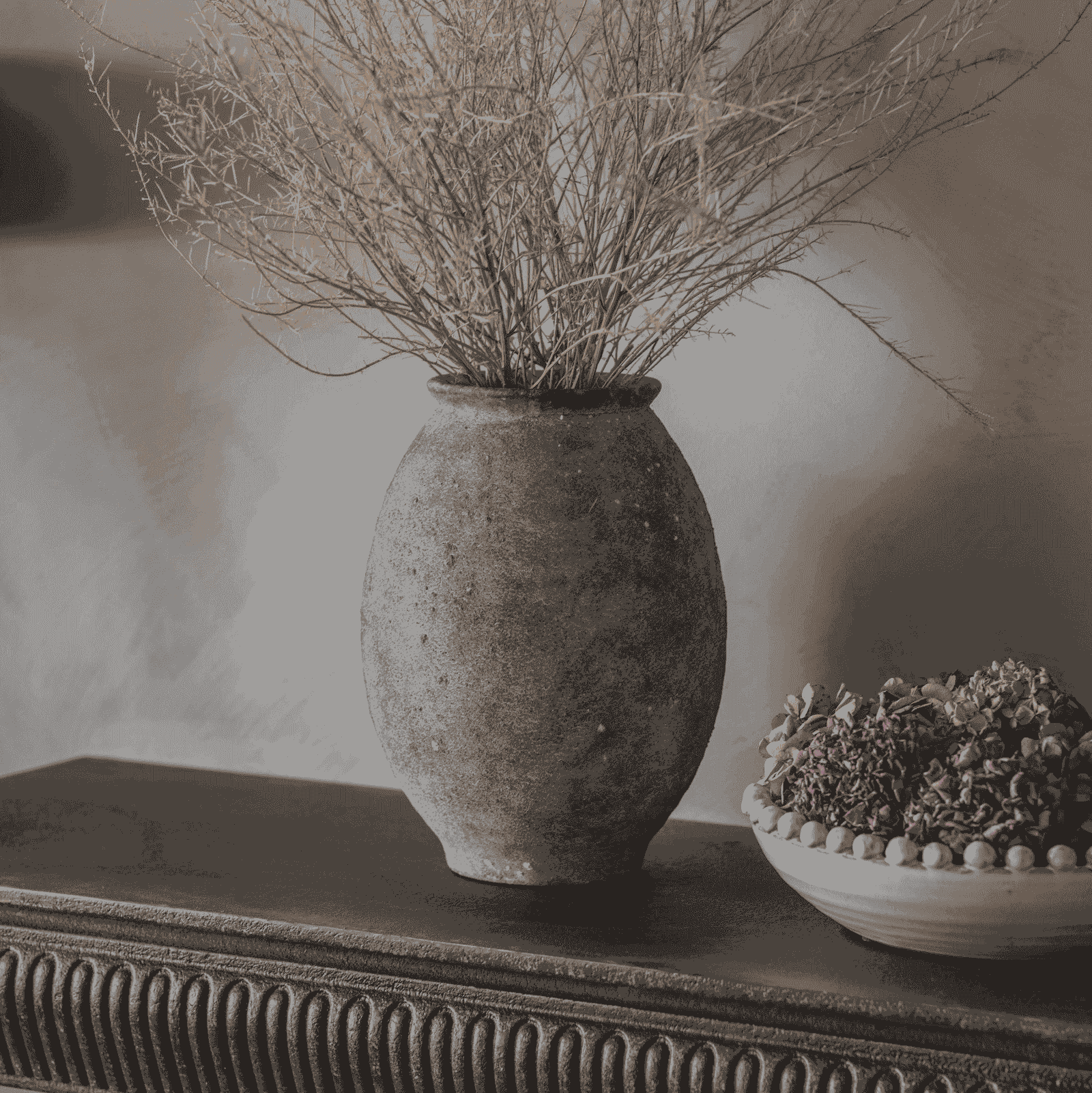 Bradwell Stone Urn 43cm-B