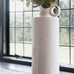 Tall Narrow White Stoneware Jug 50cm