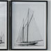 Brockby Set of Two Wooden Framed Sailboats 80cm