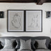 Brookby Set of Two Framed Sketched Person Wall Art 105.5cm