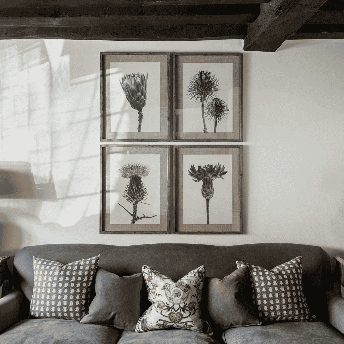 Ormington Set of 4 Poppy Framed Prints | Annie Mo's