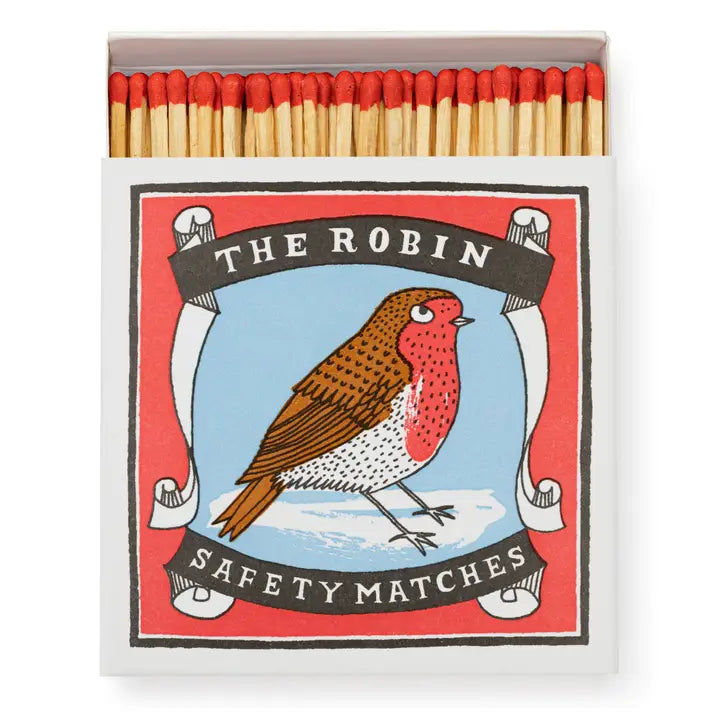 Red Robin | Square Matchboxes | Annie Mo's