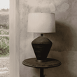 Concrete Table Lamp with Shade 74cm