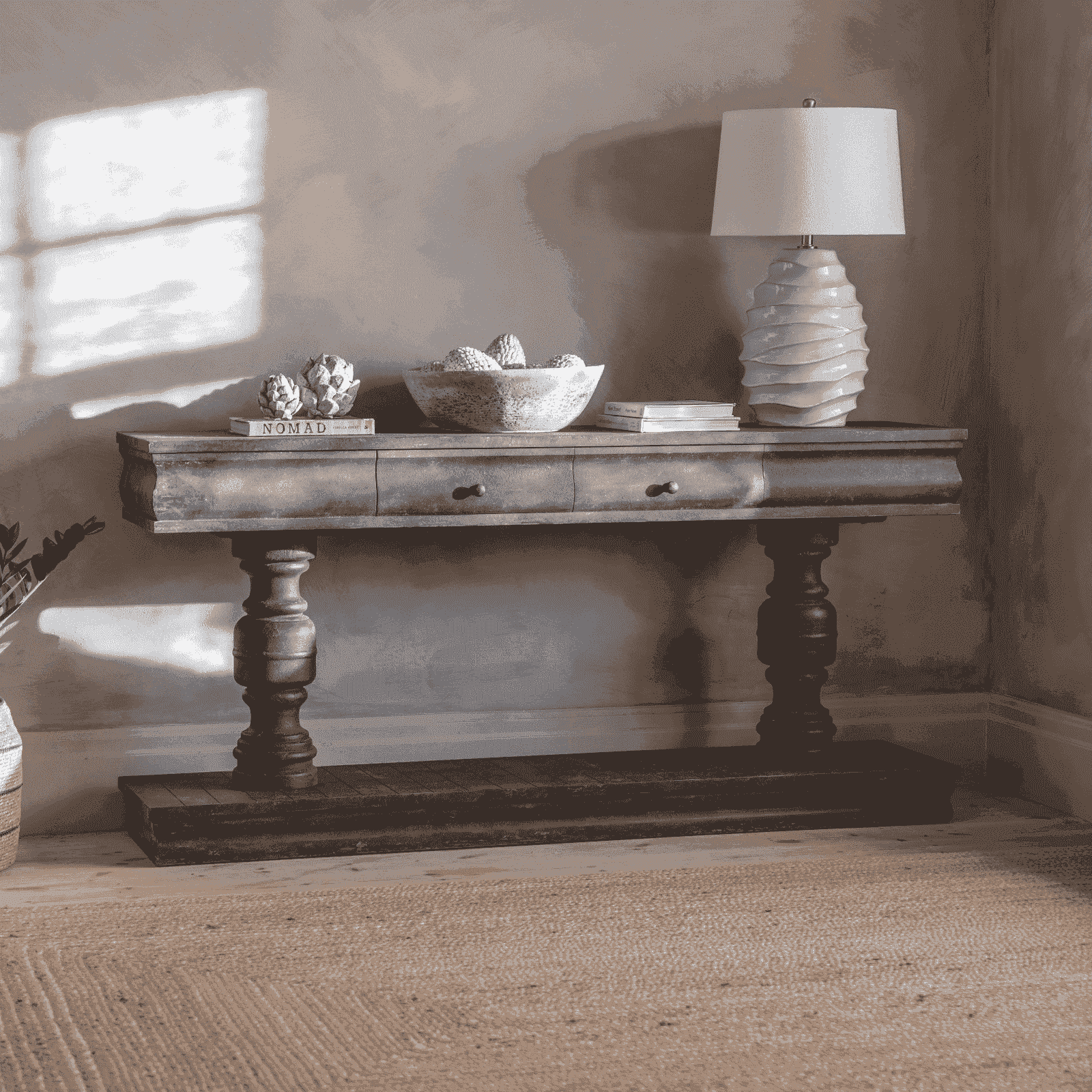 Clovelly Small Heritage Console Table 180cm