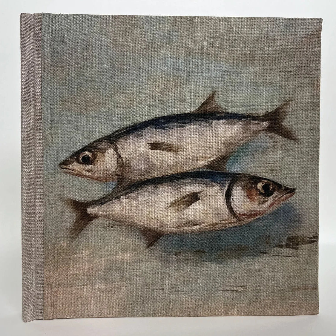 "Two Fish" Handmade Linen Hardcover Notebook | Journal | Annie Mo's