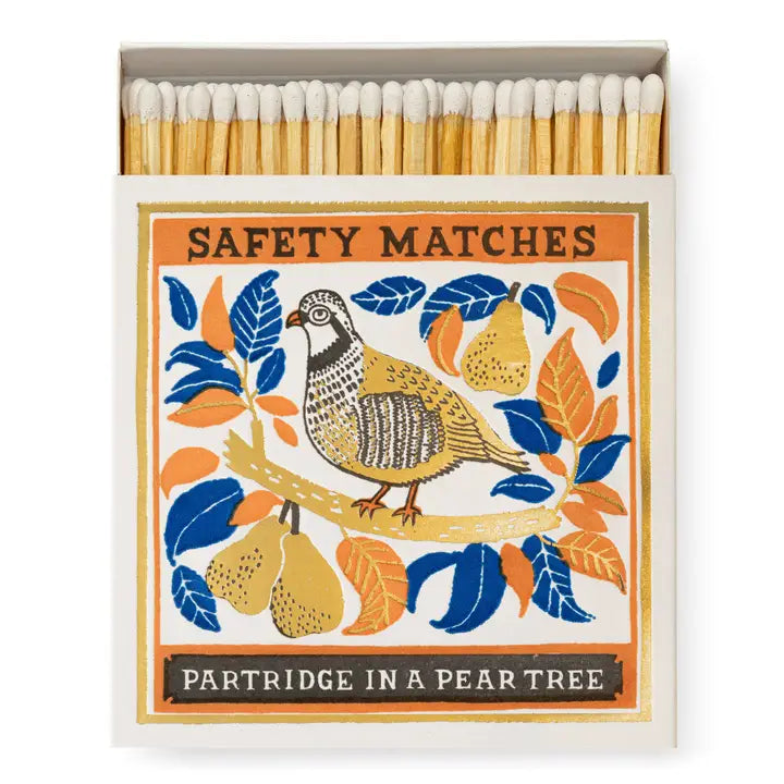 Partridge | Square - Christmas Safety Matches | Annie Mo's