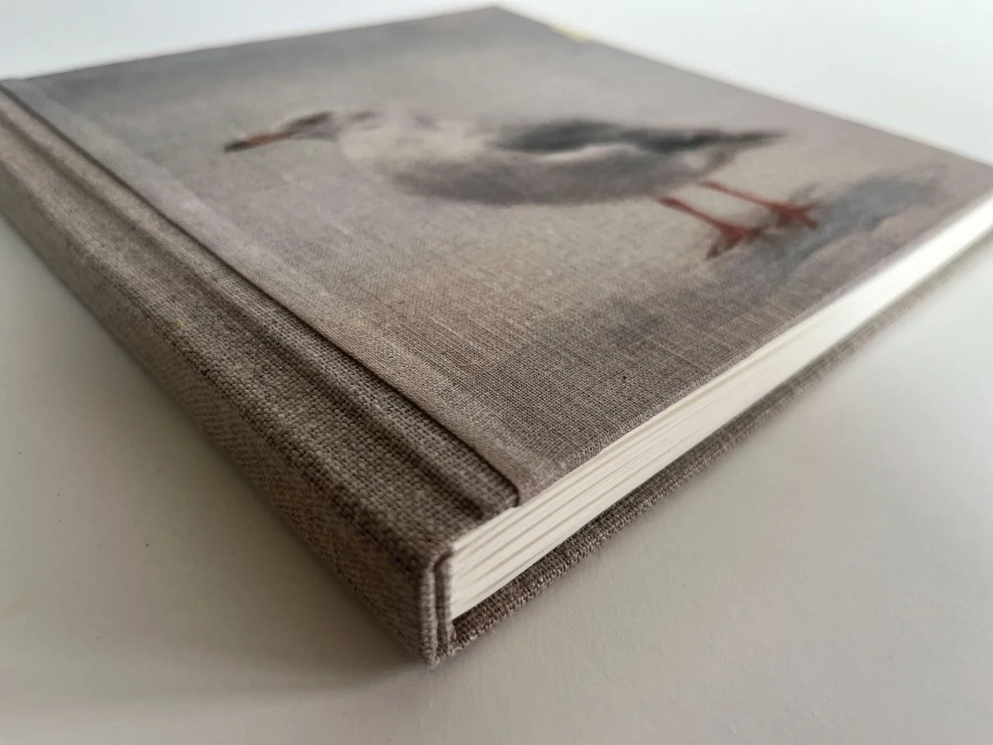 "Seagull" Handmade Linen Hardcover Notebook | Journal