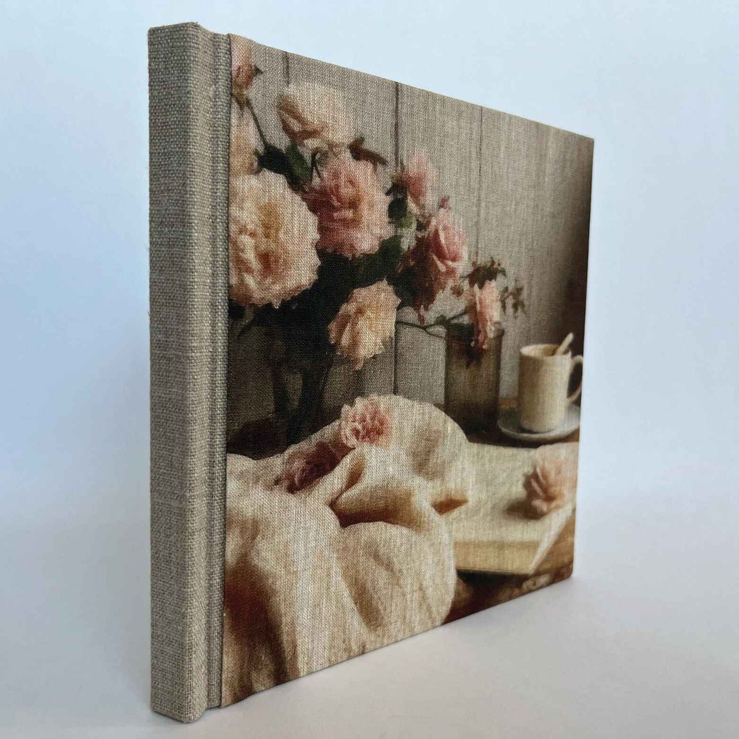 "Peaceful Afternoon" Handmade Linen Hardcover Notebook | Diary-i