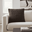 Frank Square Cushion | Curly Cocoa 65cm x 65cm