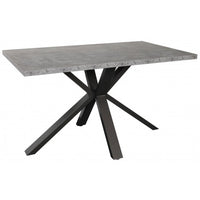 Fusion Compact Dining Table - Stone Effect 135cm | Annie Mo's
