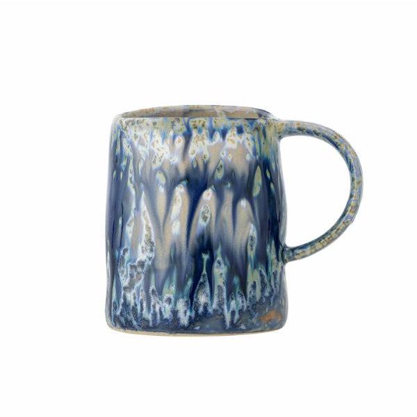 Yori, Blue, Stoneware Mug b

 
