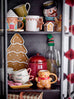 Festive Gingerbread Man Stoneware Mug 9cm
