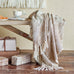 Recycled Cotton Gabriela Taupe Throw 160cm