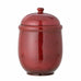 Jolly Red Stoneware Jar with Lid 19cm | Annie Mo's
