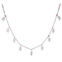 White Metal Cow Bell Garland 182cm | Annie Mo's