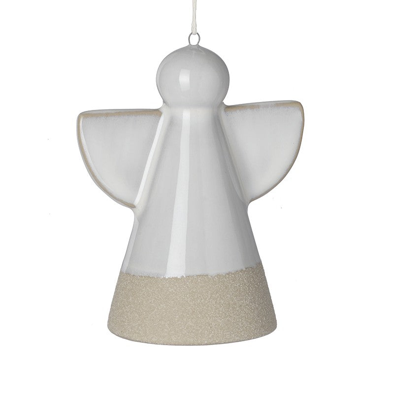 Porcelain Hanging Angel Decoration 8cm | Annie Mo's