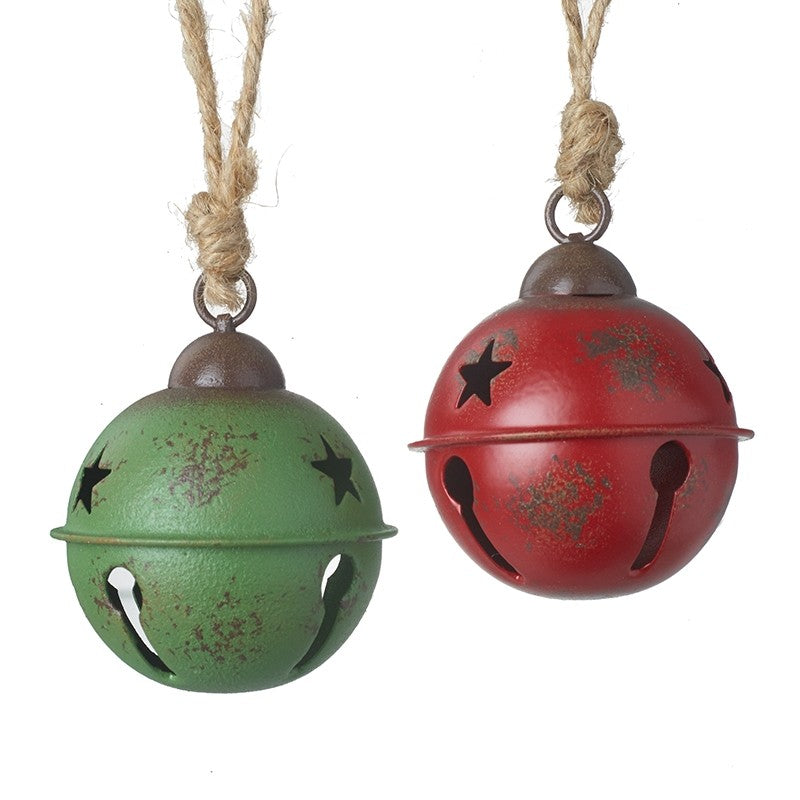 Red & Green Metal Bell Mix 7cm | Annie Mo's