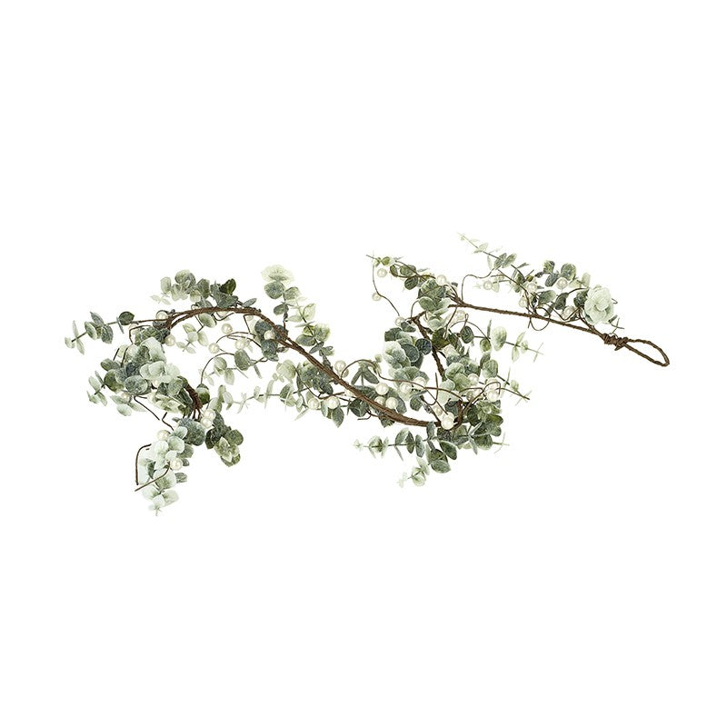 Green and White Berry Garland 130cm | Annie Mo's