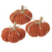 Wool Knitted Pumpkins Set Of Three 9cm | Annie Mo's