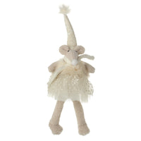 Short Hanging Pink Mouse In Tall Hat 41cm | Annie Mo's