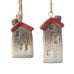Hanging Houses With Red House Mix 7cm | Annie Mo's