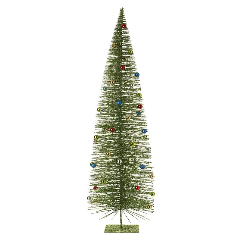 Tall Green Christmas Tree with Mini Baubles 120cm | Annie Mo's