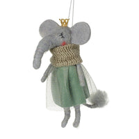 Woollen Elephant In Dress Tree Dec 15cm | Annie Mo's