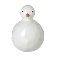 White Ceramic Snowman Ornament 10cm | Annie Mo's