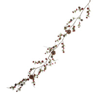 Red Berry Bells and Pinecone Garland 150cm | Annie Mo's