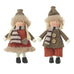 Girl and Boy In Orange Dress and Trousers 11cm | Annie Mo's