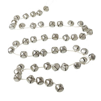 Silver Metal Bells Garland 120cm | Annie Mo's