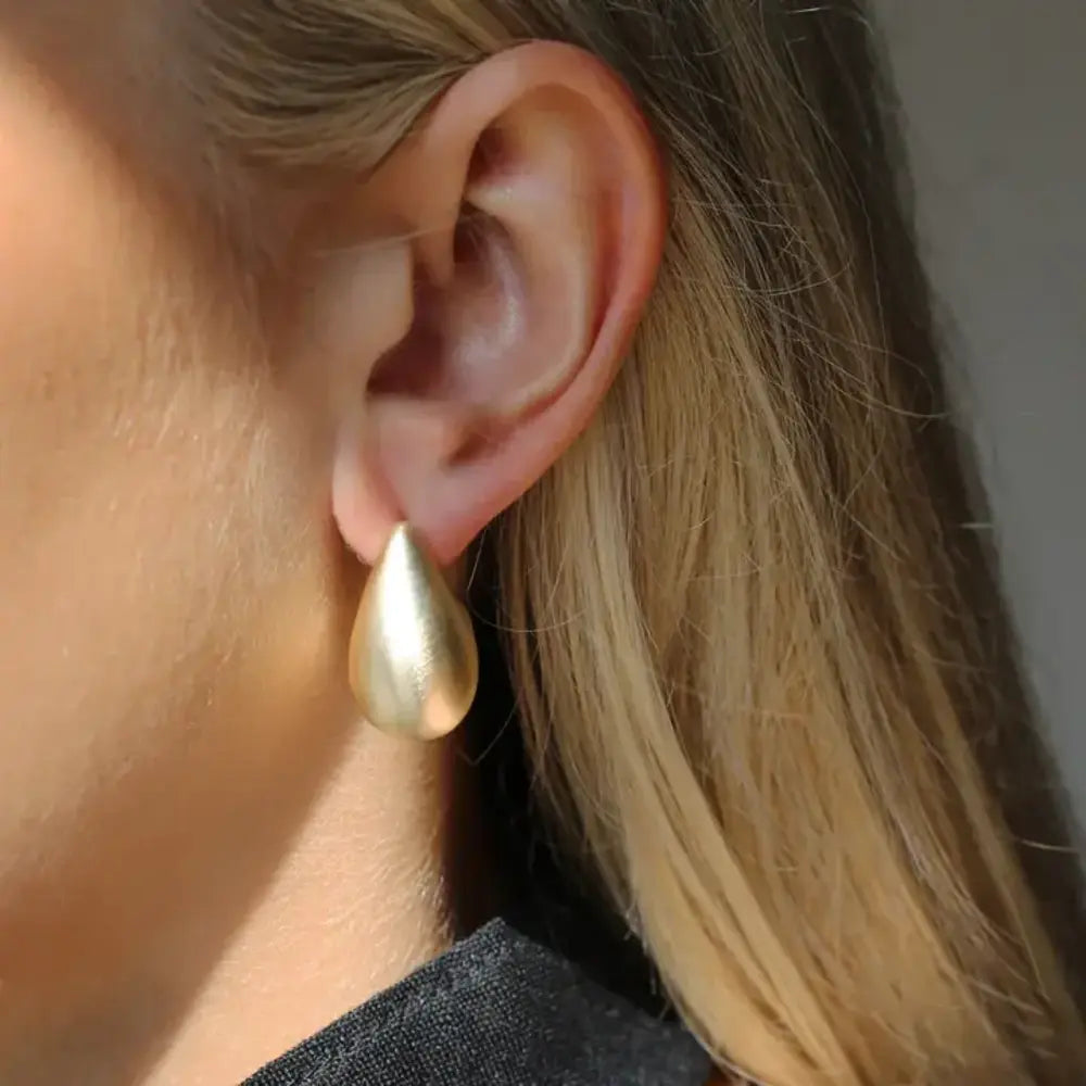 Hush Earrings Gold | Annie Mo's