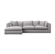 George LHF Large Chaise Sofa 309cm - Encore Foam