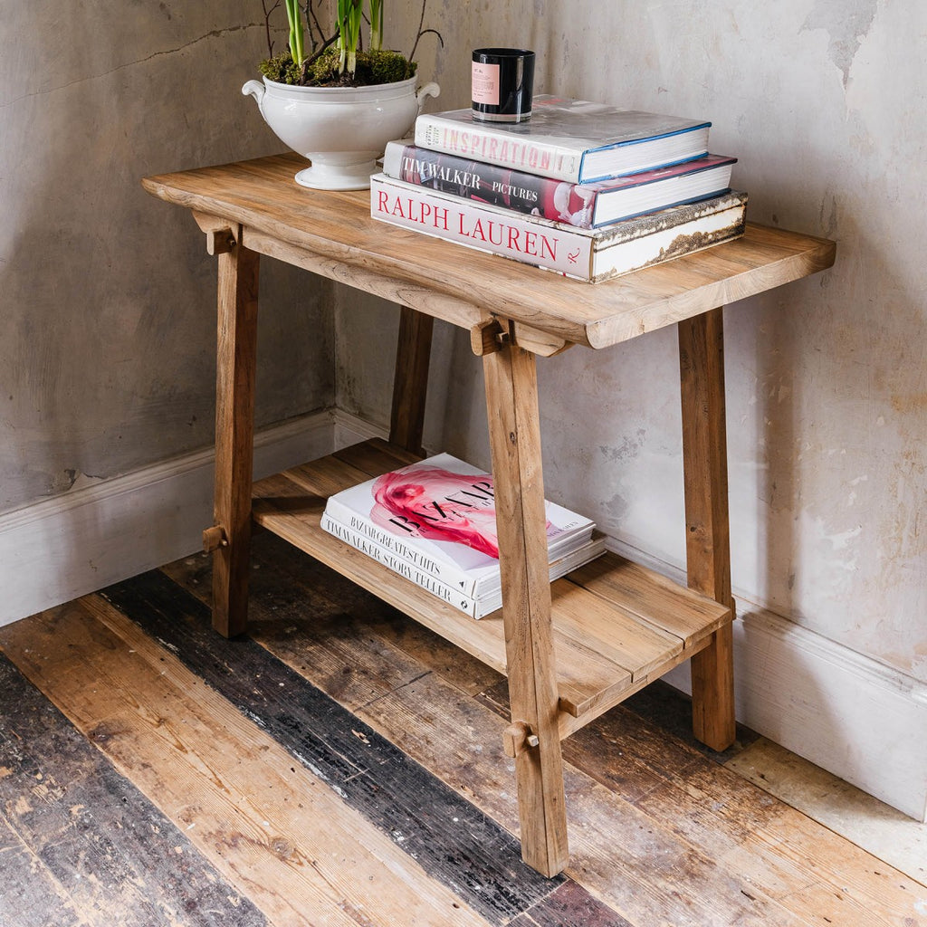 Worth Recycled Teak Side Table 80cm
