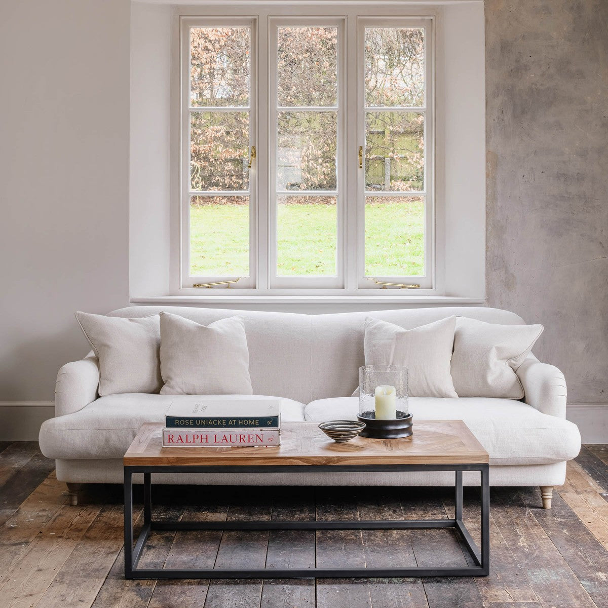 Recycled teak coffee table deals