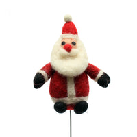 Mini Father Christmas on a Wire 6cm | Annie Mo's