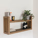 Malachi Recycled Elm Double Wall Shelf