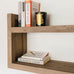 Malachi Recycled Elm Double Wall Shelf