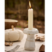Mushroom Glazed Ceramic Candle Holder 9cm | Annie Mo's