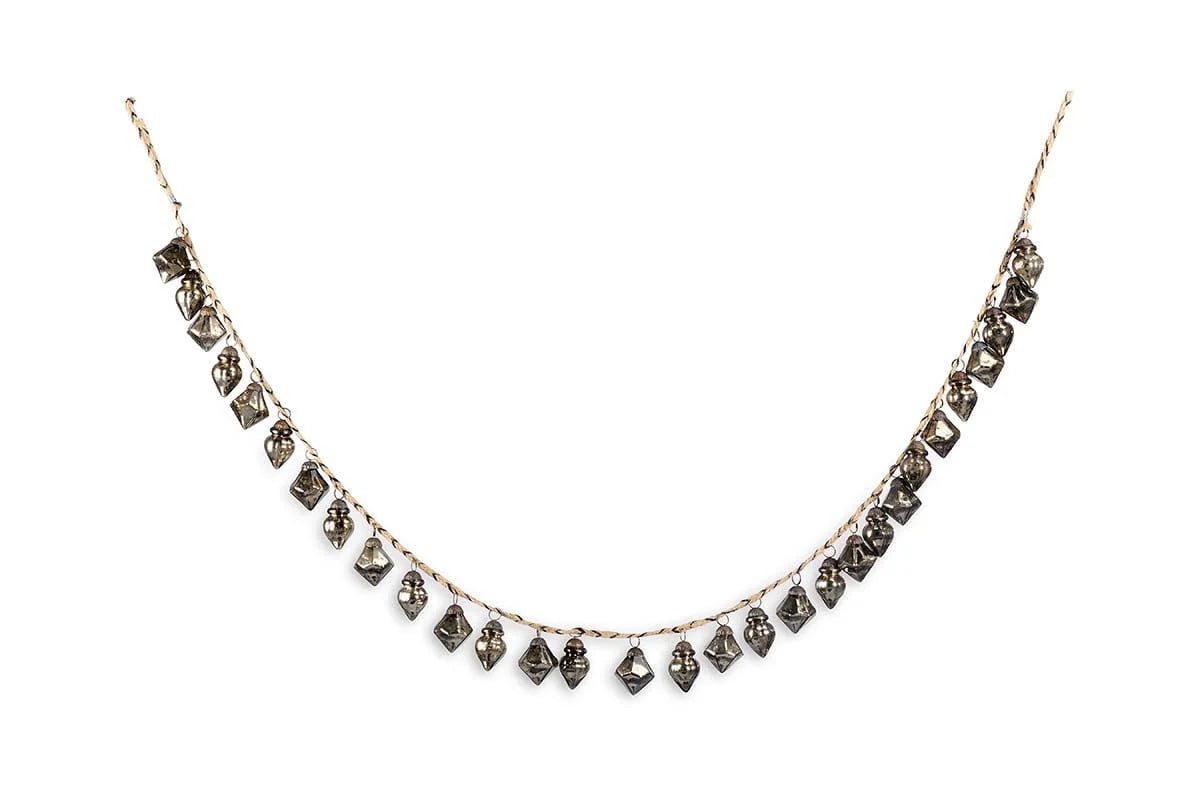 Ekiti Bauble Garland - Antique Gold 130cm-C