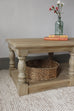 Vintage Coffee Table With Shelf 120cm