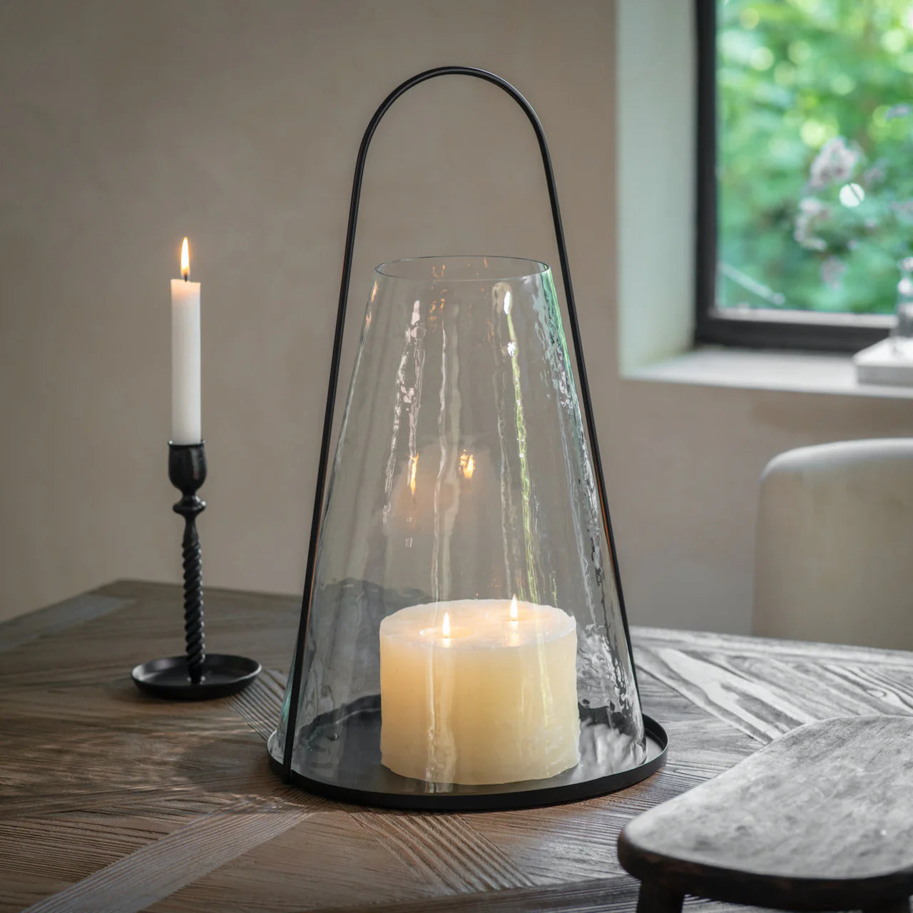 Winchcombe Glass Lantern 51cm | Annie Mo's