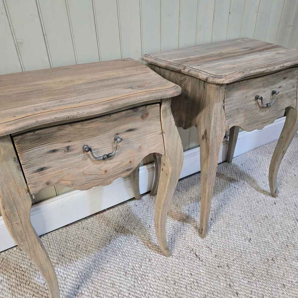 Empire Reclaimed Pine Bedside Table - CLEARANCE-F