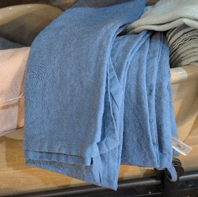 Freyja Linen Cotton Mix Tea Towels - Colour Choice-D