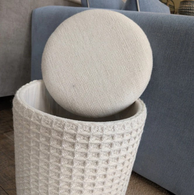 Waffle Occasional Storage Stool 45cm | Annie Mo's