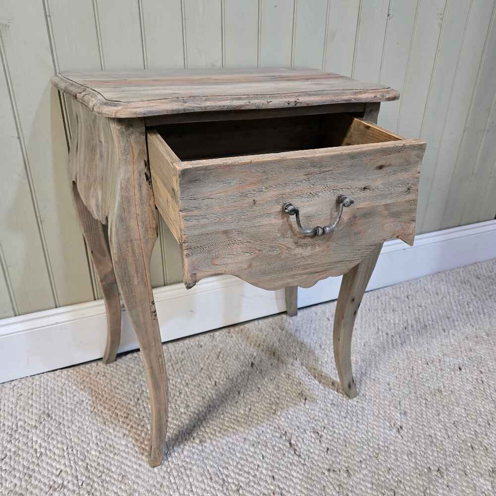 Empire Reclaimed Pine Bedside Table - CLEARANCE-D