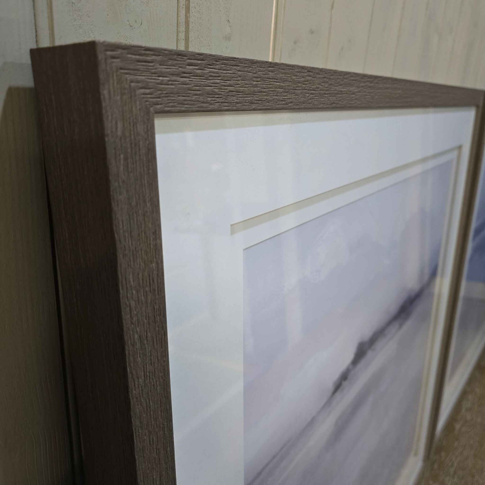 Framed Misty Landscape Picture 81cm - CLEARANCE-2